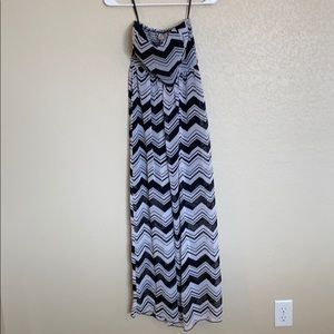 Black and white summer dress